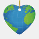 Search for world globe earth christmas tree decorations Blue