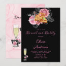 Search for black and silver bridal shower invitations Pink