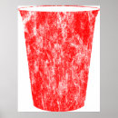 Search for beer pong posters Red