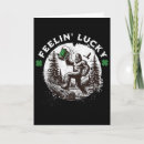 Search for sasquatch st patricks day cards Clover