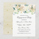 Search for spring engagement party invitations Watercolor flower