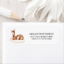 Search for deer baby shower return address labels Watercolor