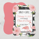 Search for pink flamingo save the dates Beach