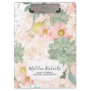 Search for wedding planner clipboards Watercolor floral