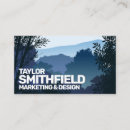 Search for mountain range business cards Modern