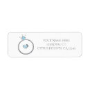 Search for engaged return address labels Modern