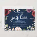 Search for burgundy and navy blue invitations Wood