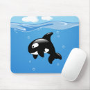 Search for orca killer whale mousepads Cartoon