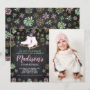Search for ice skating birthday invitations Gold