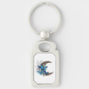 Search for crescent key rings Blue