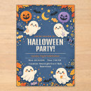 Search for little kids halloween invitations Cute ghost