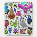 Search for owl feather mousepads Fly