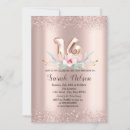 Search for sweet 18 invitations Glitter