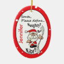 Search for naughty or nice christmas tree decorations Festive