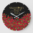 Search for valentines day clocks Typography