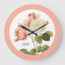 Search for flower monogram clocks Pattern