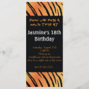 Search for tiger print birthday invitations Animal