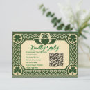 Search for claddagh cards invites Green