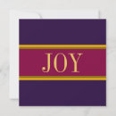 Search for purple christmas cards Joy