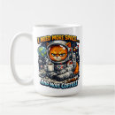 Search for space cat coffee mugs Humor