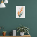 Search for boho feather art Teal