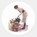 Search for vintage woman stickers Nature