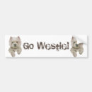 Search for westie bumper stickers Dog