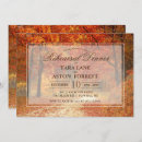 Search for autumn rehearsal dinner invitations Leaves