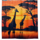 Search for african animal shower curtains Sunset