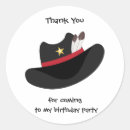 Search for cowboy thank you stickers Party