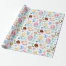Search for the little mermaid wrapping paper Watercolor