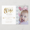 Search for boho wild one birthday invitations For her