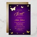 Search for golden birthday invitations Foil