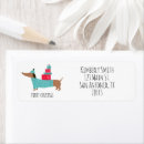 Search for dachshund lover return address labels Pet