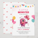 Search for monster baby shower invitations Little