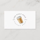 Search for cup coffee business cards Illustration