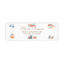 Search for transportation return address labels Watercolor