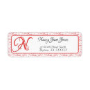 Search for fancy initial return address labels Script