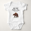 Search for first mothers day baby bodysuits New mum