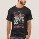 Search for 50 years of being awesome tshirts 1970