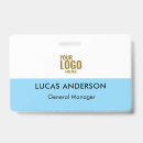 Search for metal id badges Business logo branded