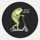 Search for funny frog stickers Off to