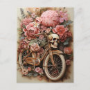 Search for floral skull postcards Halloween