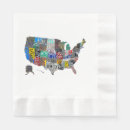 Search for map napkins States