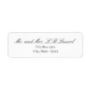 Search for grey and white return address labels Simple