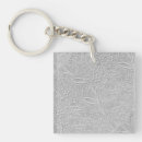 Search for embossed key rings Silver
