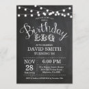 Search for backyard barbeque party invitations Chalkboard