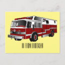 Search for fire engine postcards Vehicle