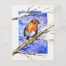 Search for robin painting postcards Winter
