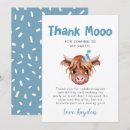 Search for cow thank you cards Blue